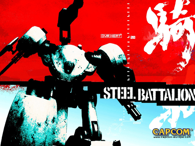 Steel Battalion title screen for Xbox
